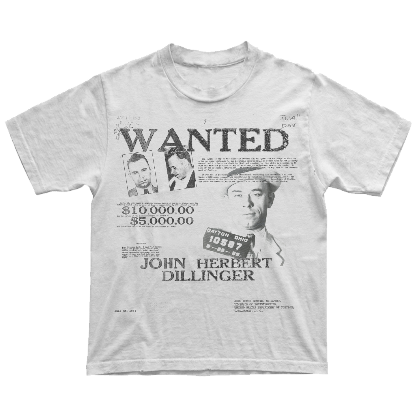 John Dillinger Archive | Dayton Outlaw 33' Tee