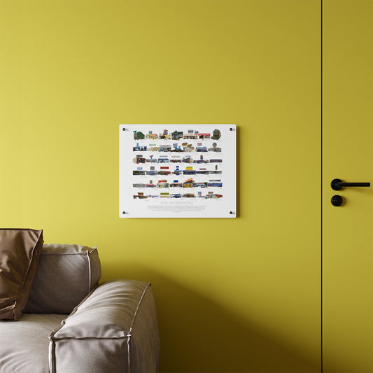 DYT Hood Stores Acrylic Wall Decor