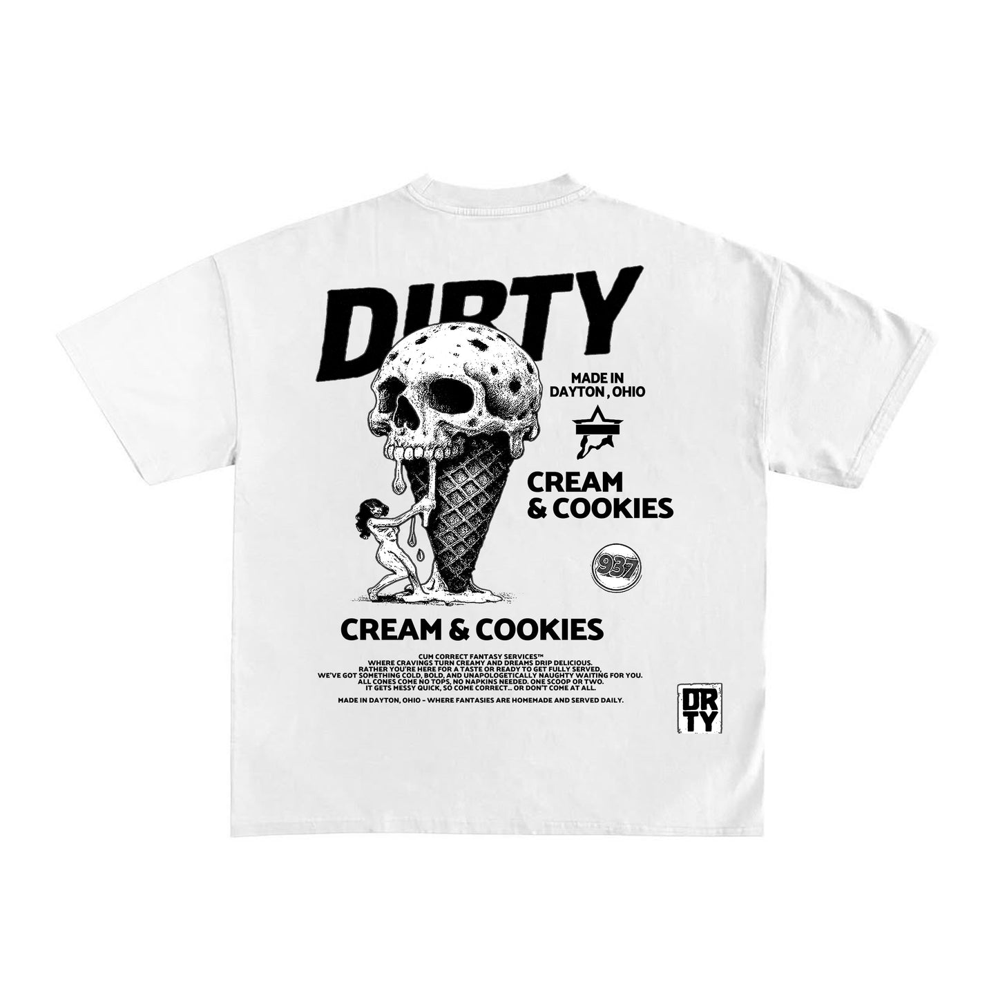 Cream & Cookies [Cum Correct Edition] - White & Black